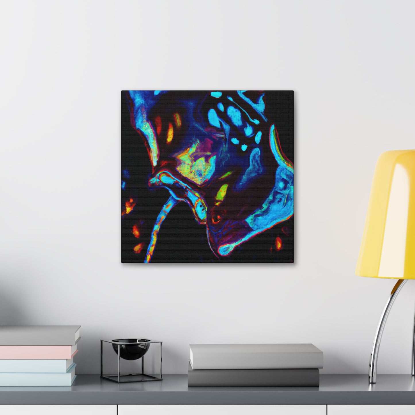 "Stingray Art Deco Gloss" - Canvas