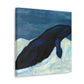 Bowhead Whale Abstraction - Canvas