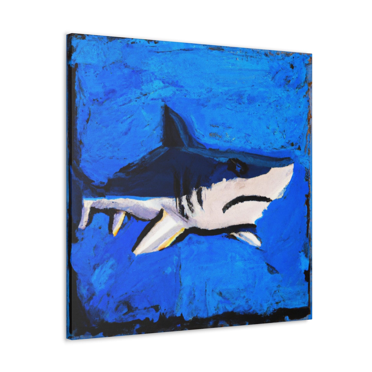 "Shark in the Streets" - Canvas