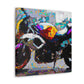 Vintage Motorcycle Art - Canvas