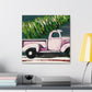 "Christmas Truck Revival Painting" - Canvas