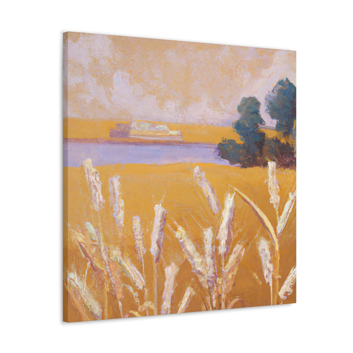 "Wheat Field Forever Gazing" - Canvas