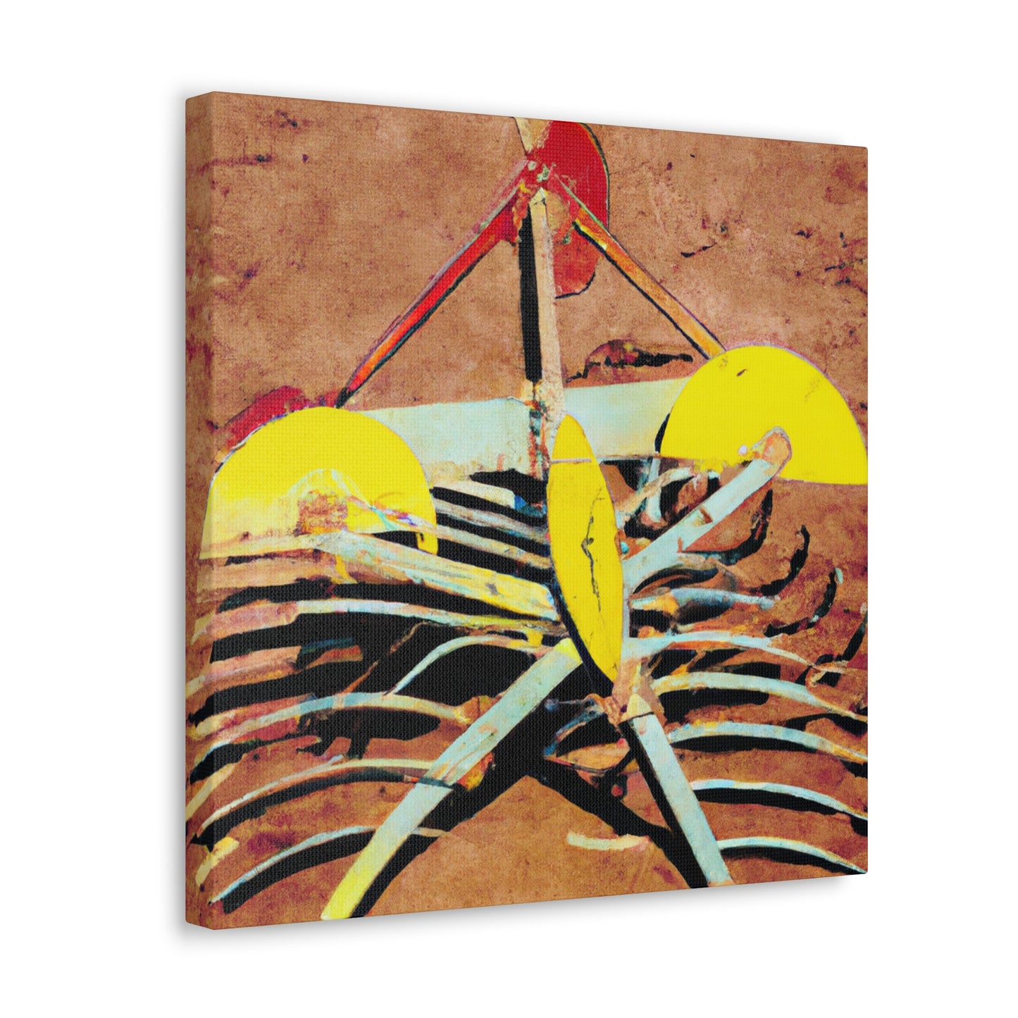 "Harnessing the Disc Harrow" - Canvas