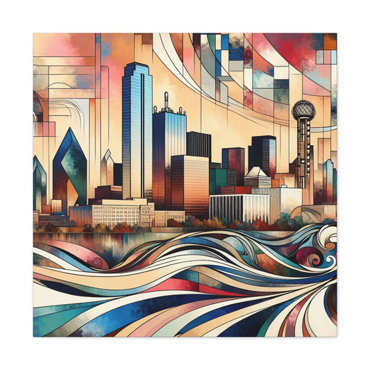 "Dallas Symphony of Contrasts" - Canvas