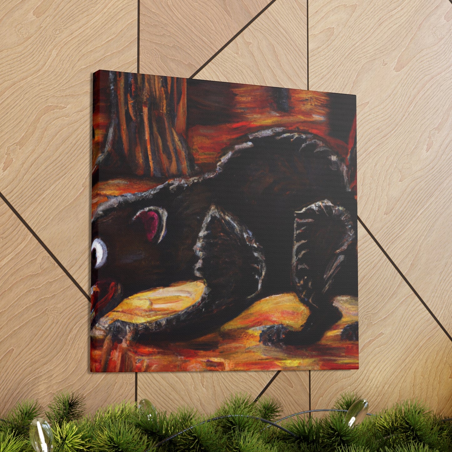 "Spirited Tasmanian Dance" - Canvas