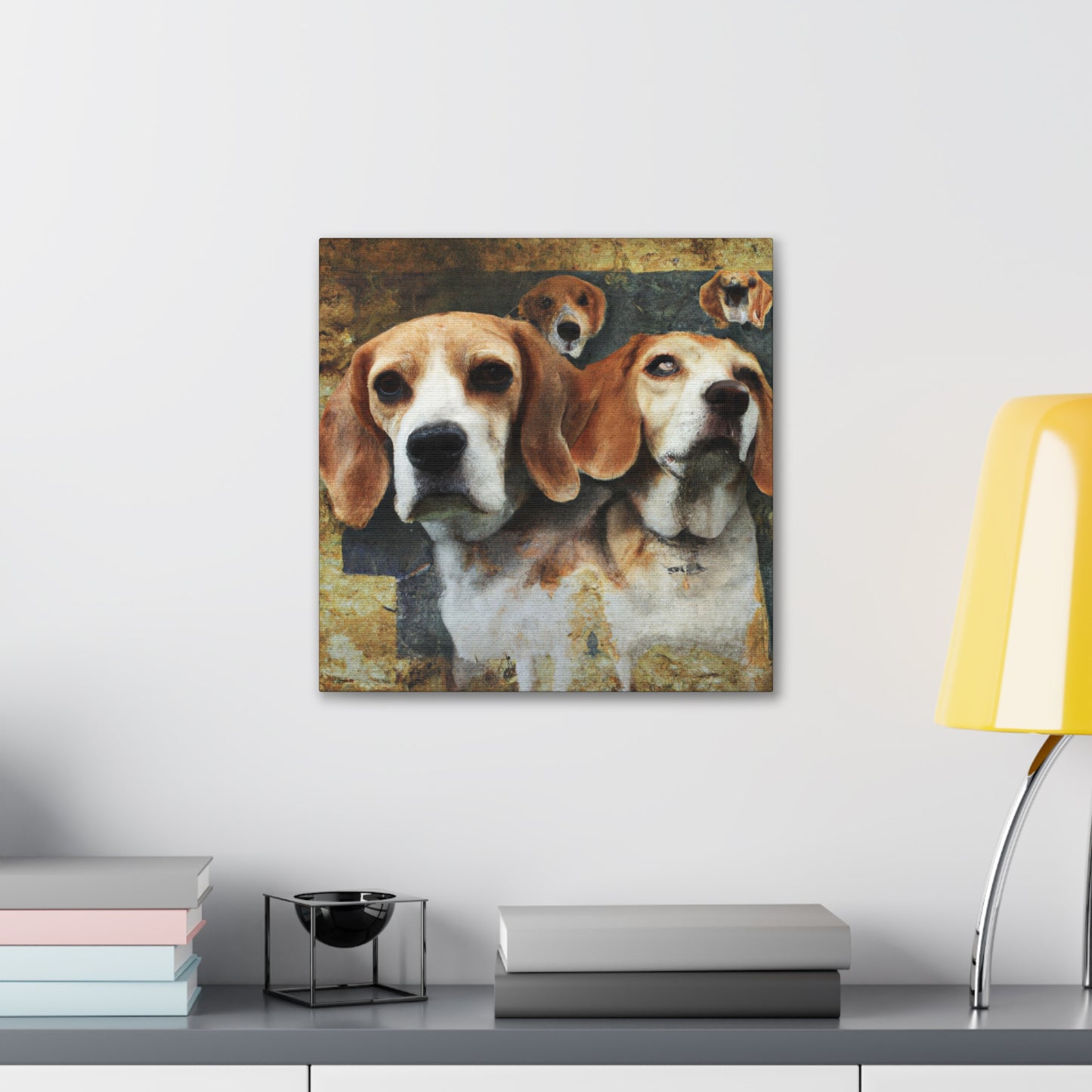 "Beagle in a Dreamscape" - Canvas