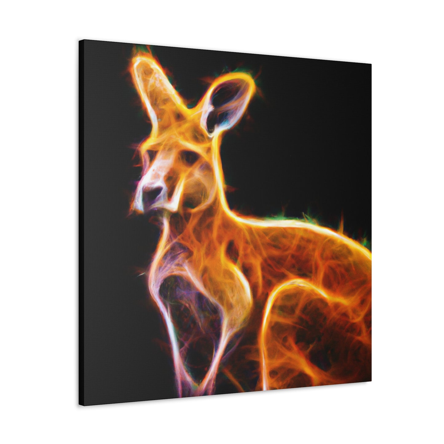 Kangaroo in Starlight - Canvas