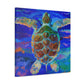 Turtles in Watercolor - Canvas