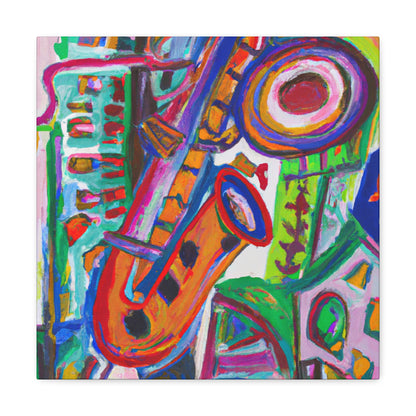 "Clarinet in Expressionism" - Canvas