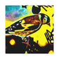 American Goldfinch Abstraction - Canvas