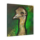 "The Emu's Majestic Stride" - Canvas