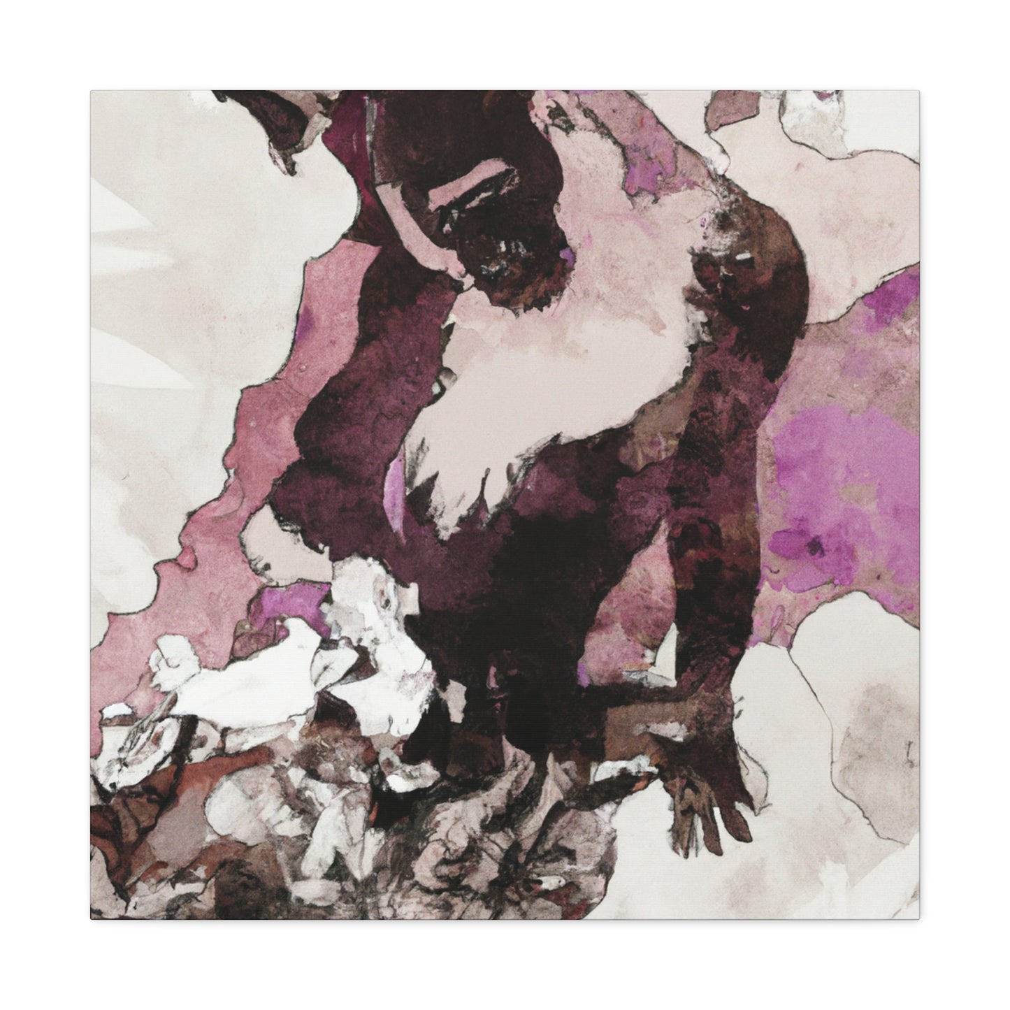 Gorilla in Tryptych - Canvas