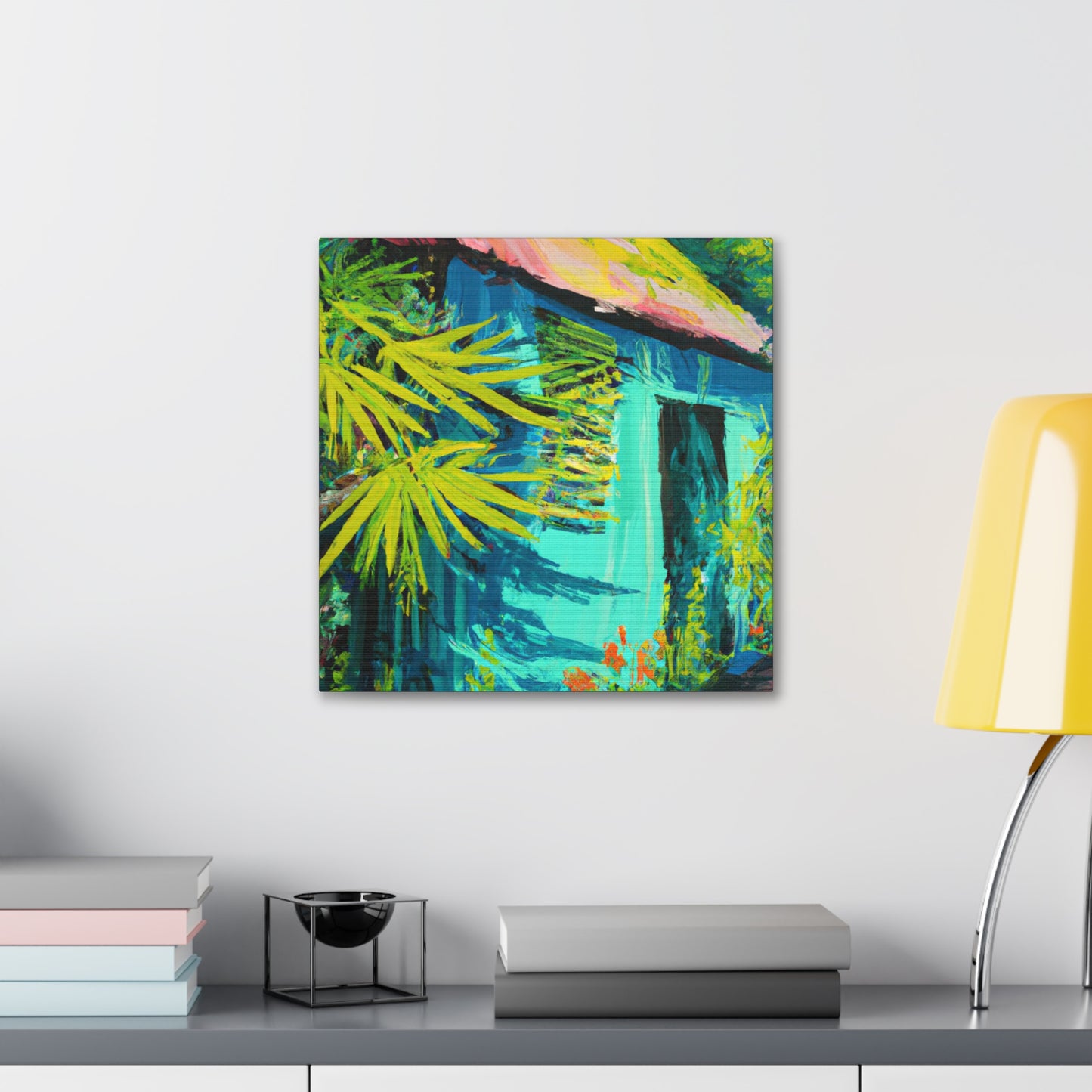 Vibrant Brushstroke Symphony - Canvas