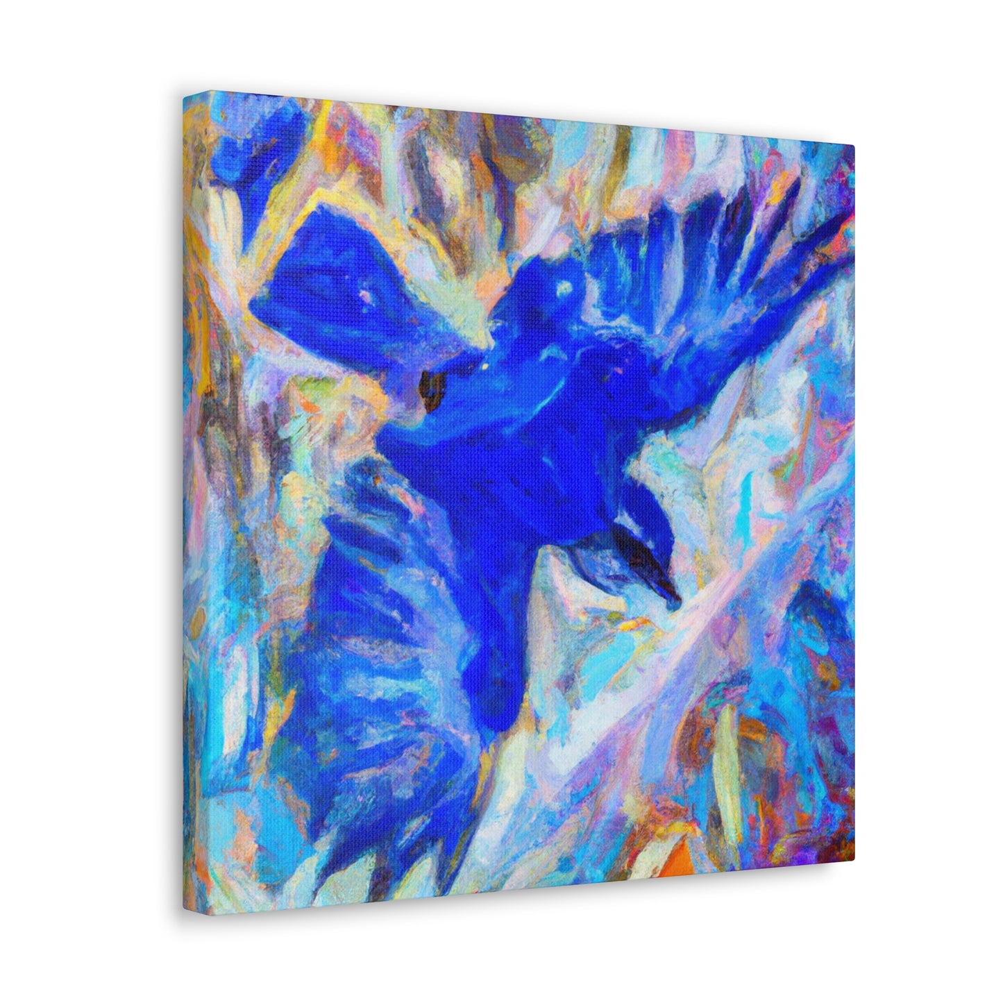 "Bluebird of Impressionism" - Canvas