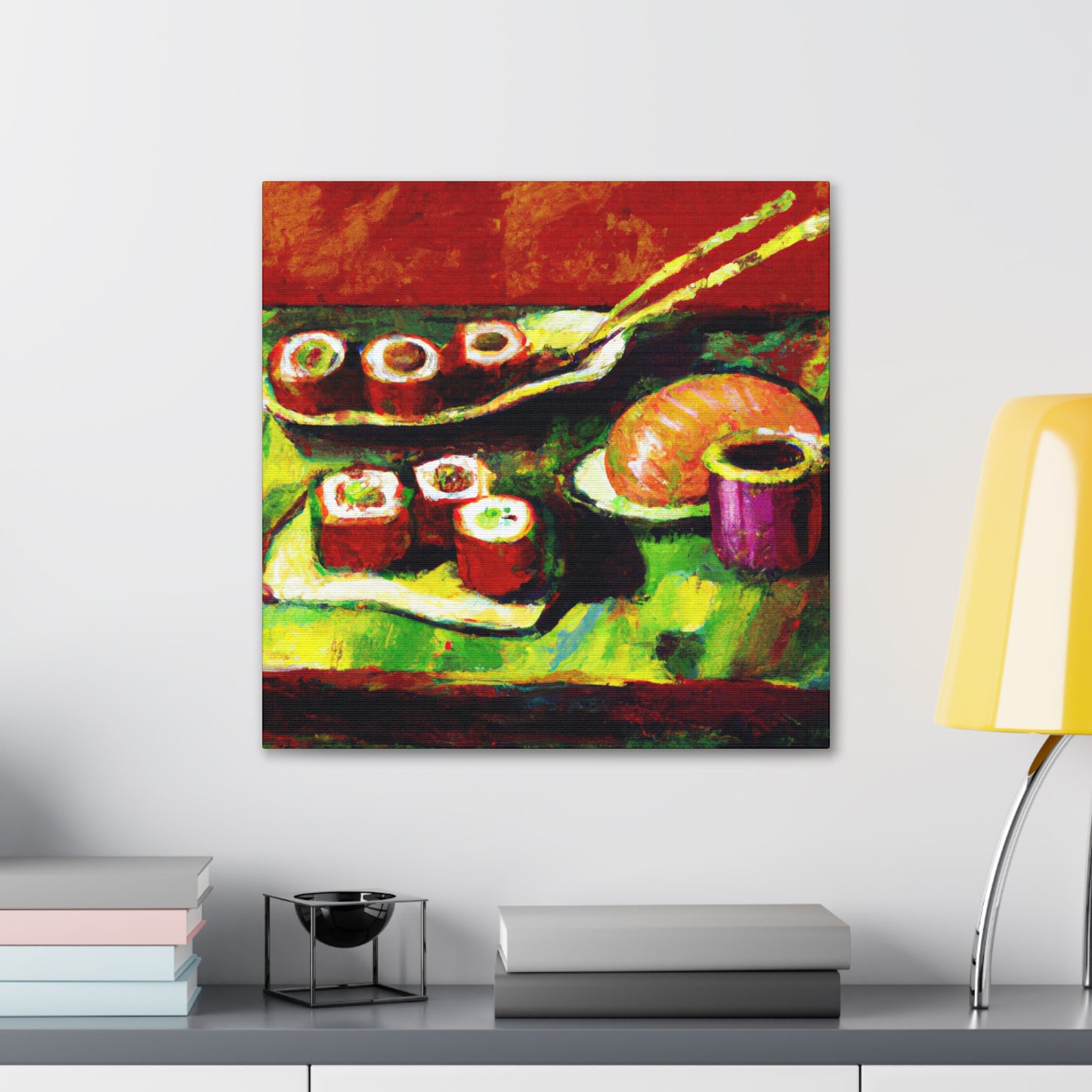 "Delightful Sushi Delight" - Canvas