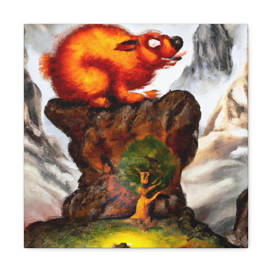 Marmot in Surrealism - Canvas