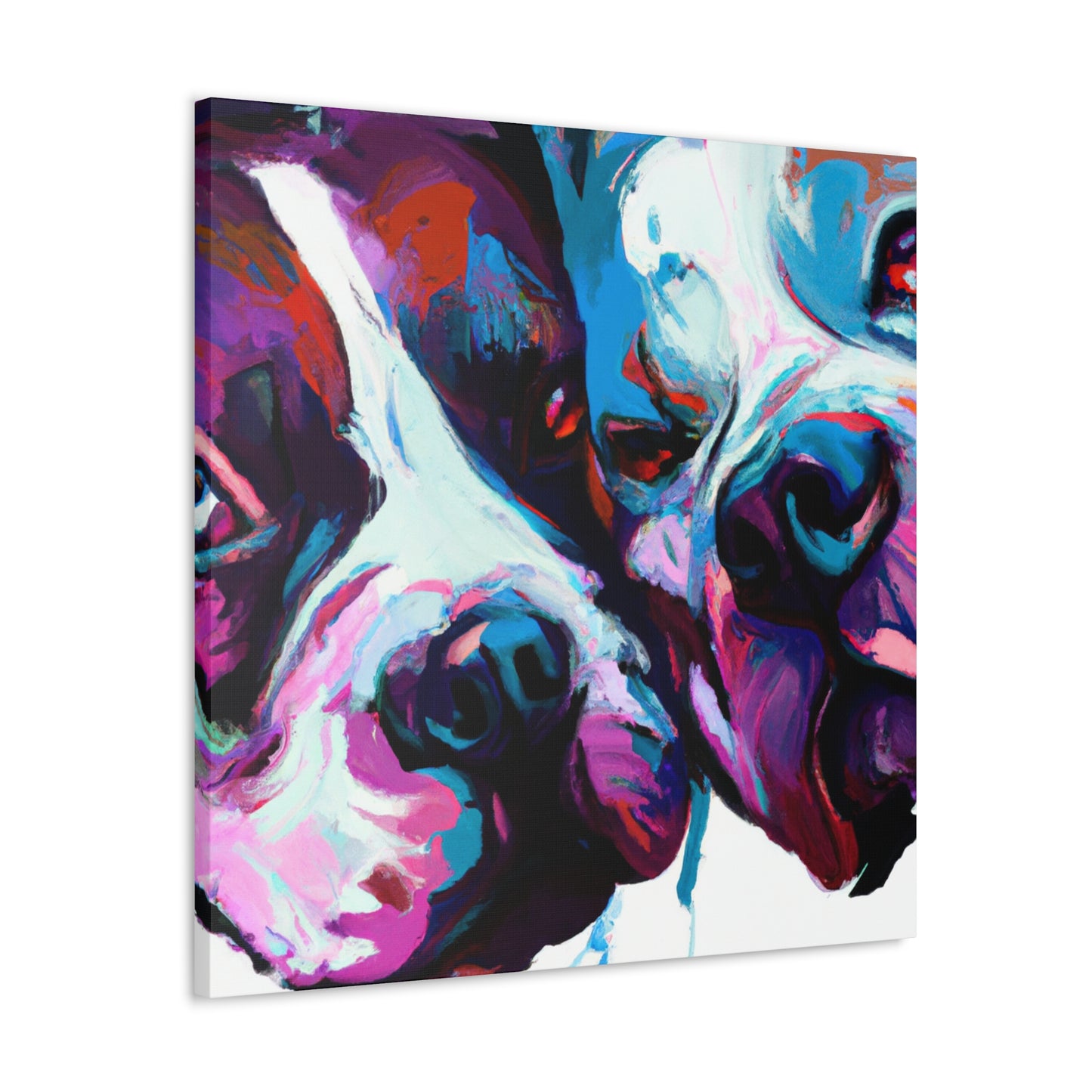 "Pitbulls in Poetry" - Canvas