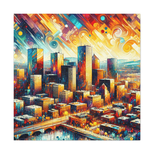 "Dazzling Denver Delight" - Canvas