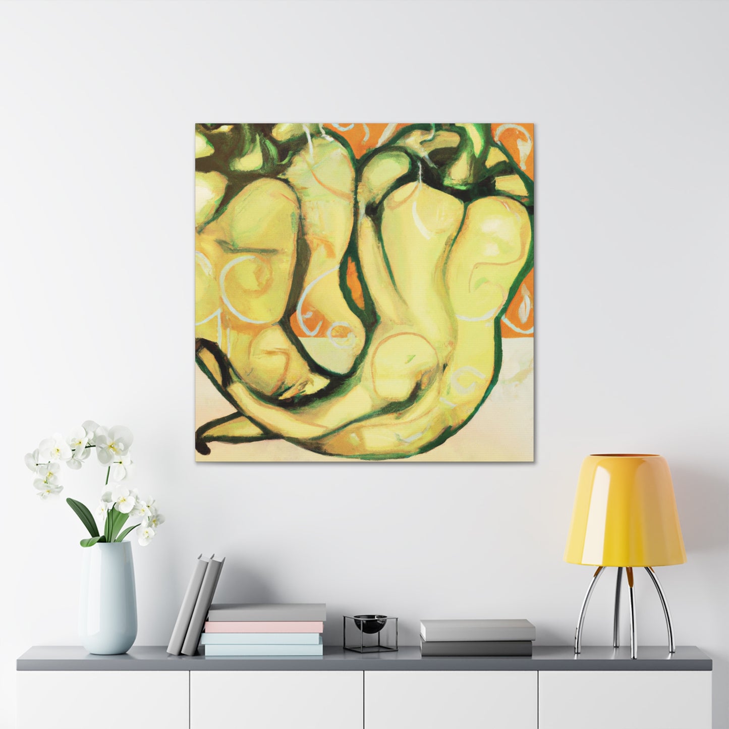 Peppers in the Sun - Canvas