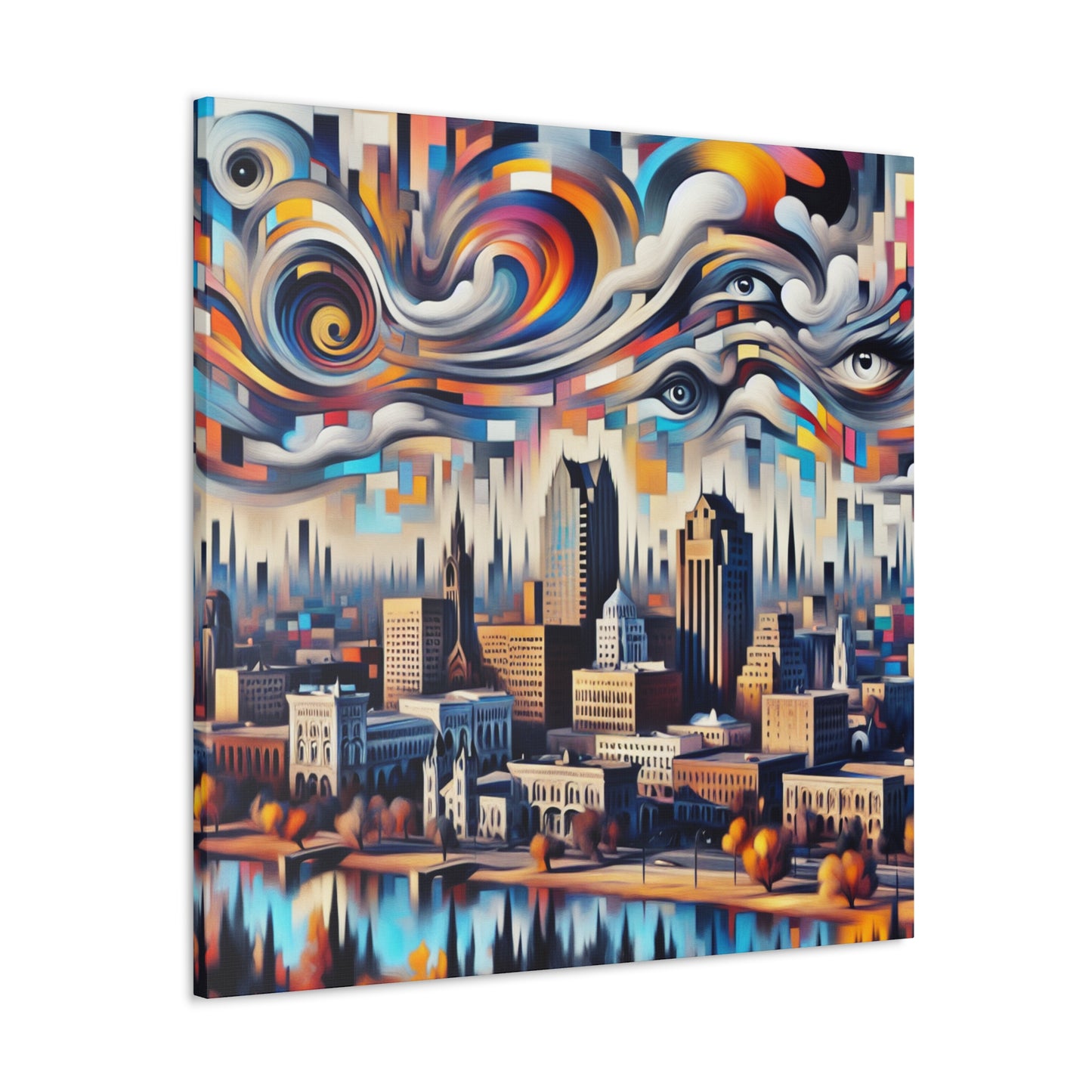 "Surreal Sacramento Splendor" - Canvas