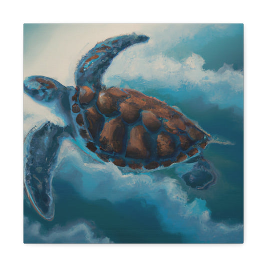 "Sea Turtle Affirmation" - Canvas