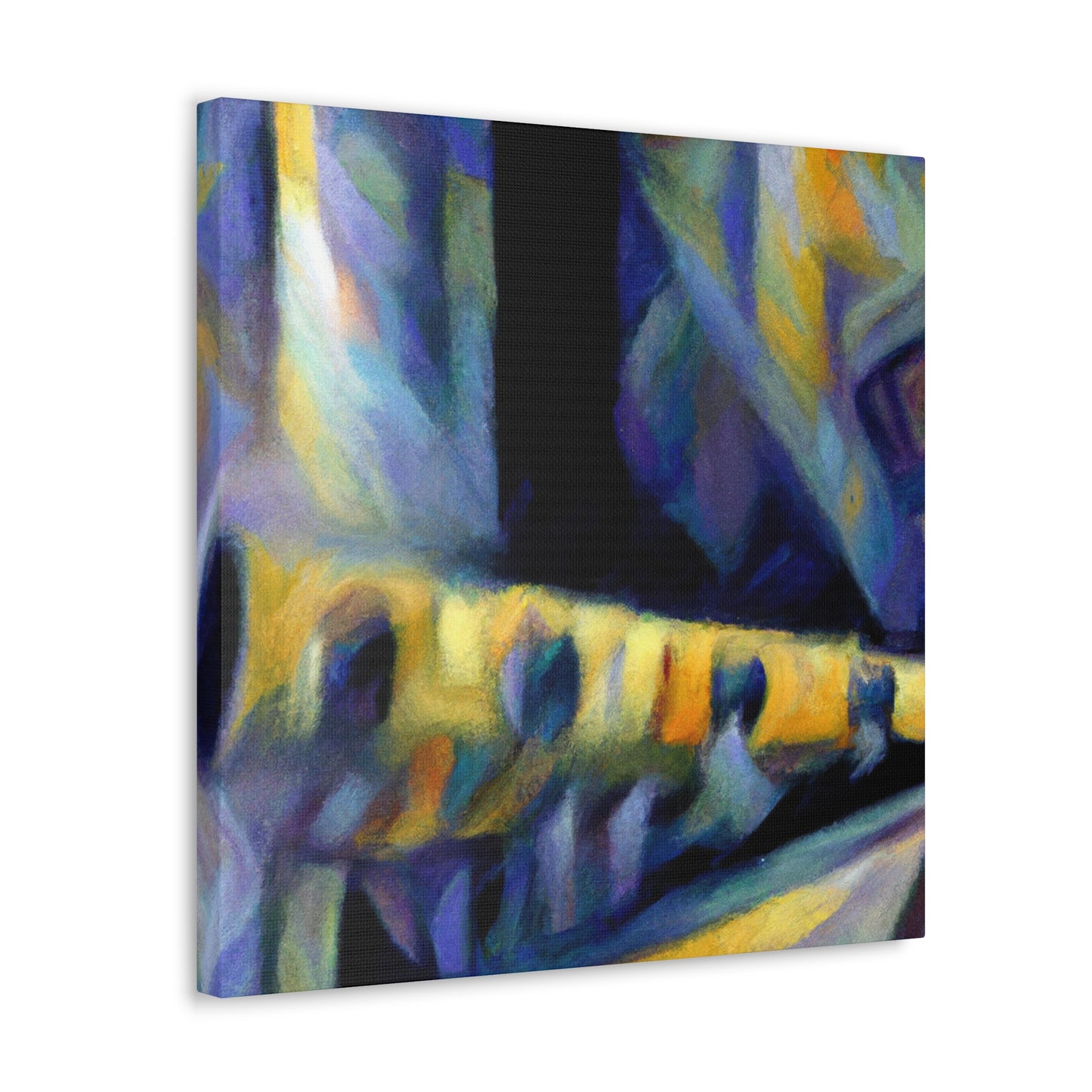 "Flute in Joyous Hues" - Canvas