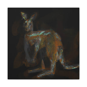 Kangaroo in Abstraction - Canvas