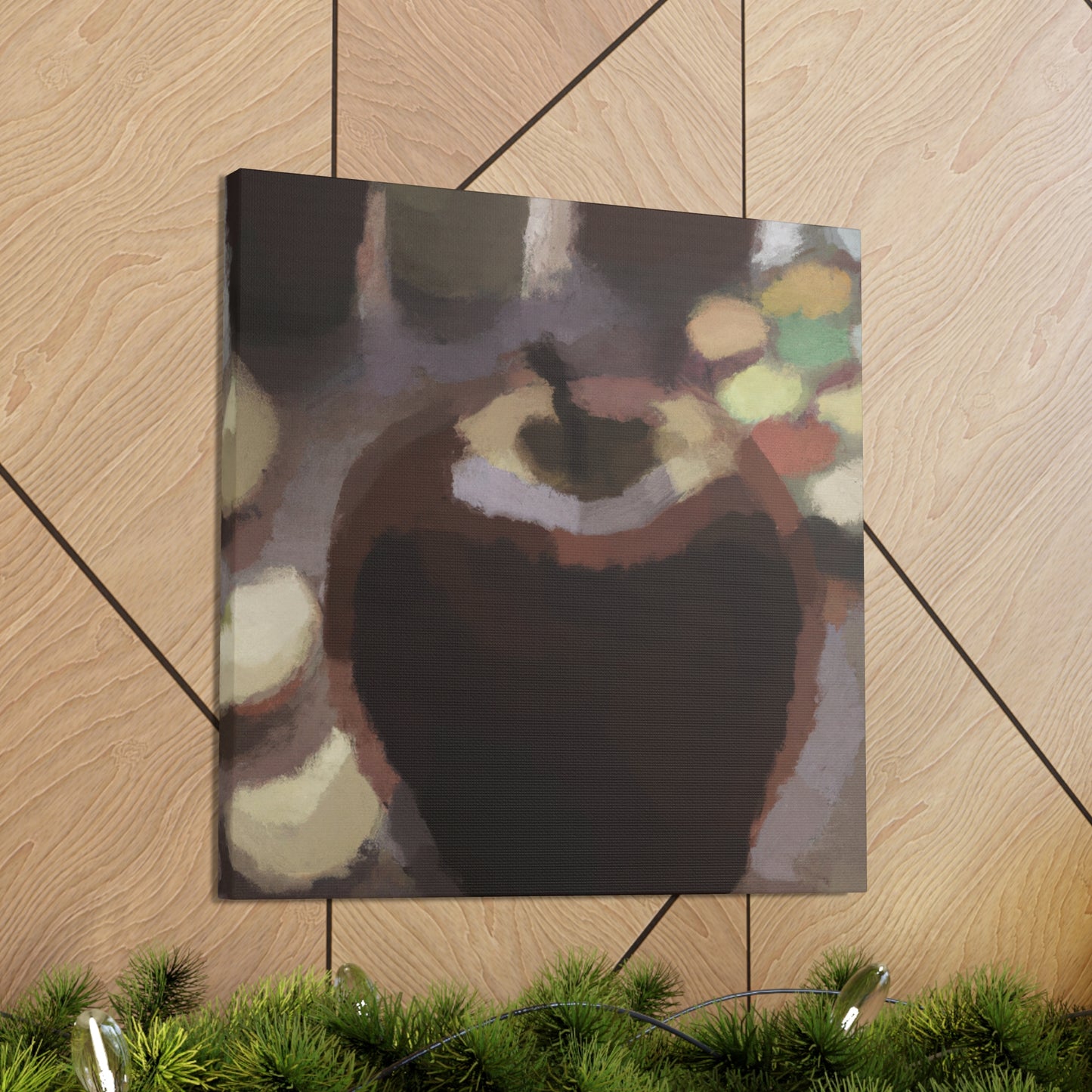 "Fauve Apple Fantasia" - Canvas