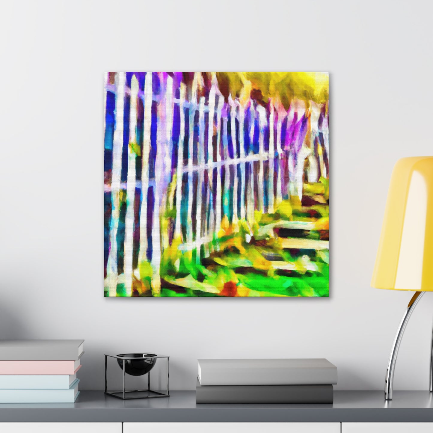 "Fence of the Barnyard" - Canvas