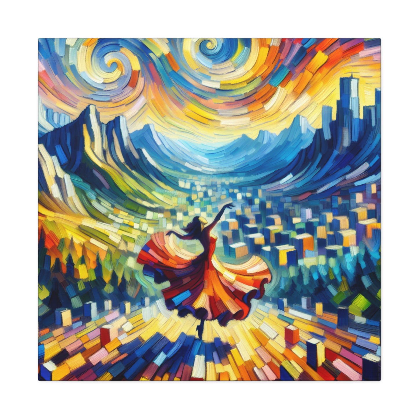 Vibrant Dancing Melodies - Canvas