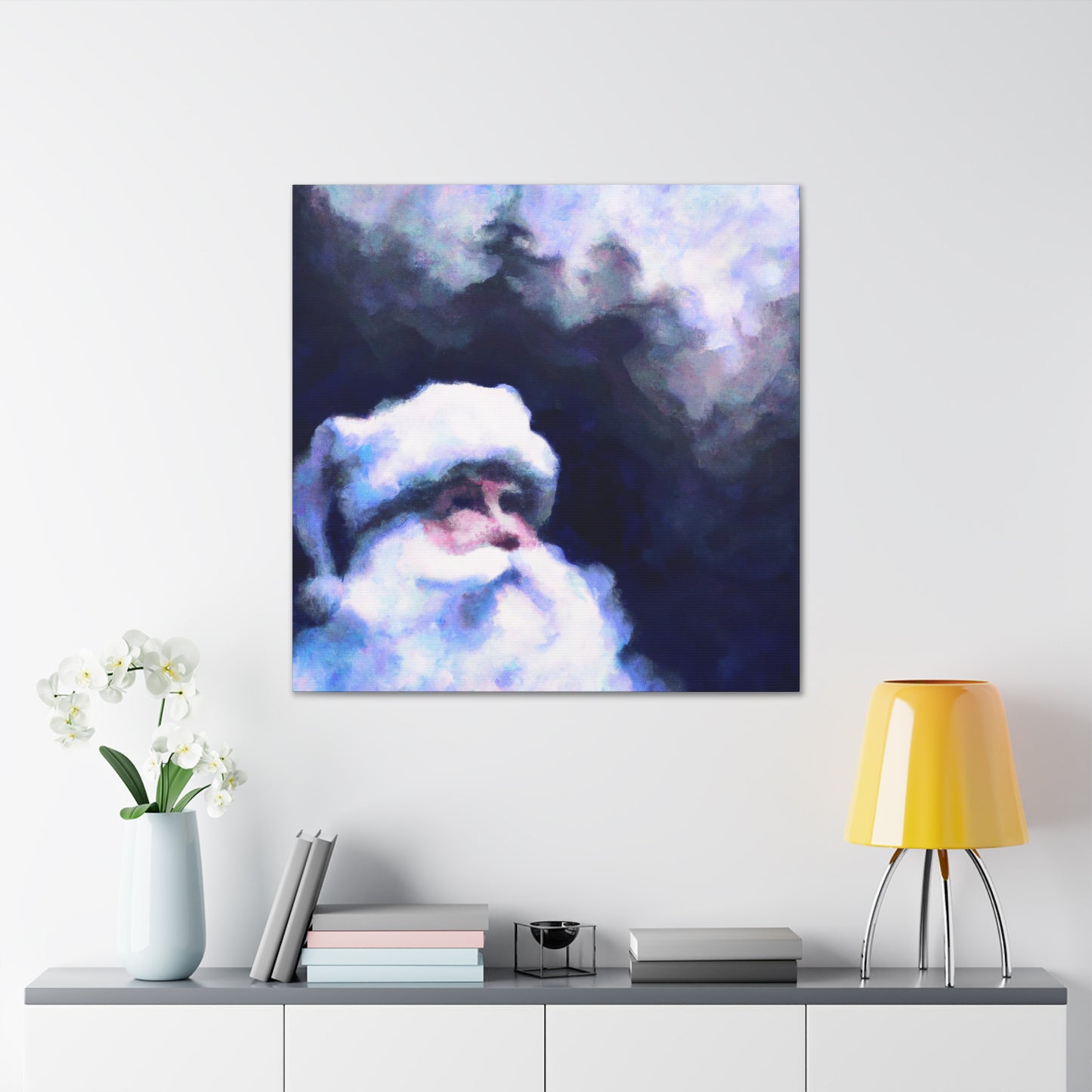 Santa's Digital Delight - Canvas