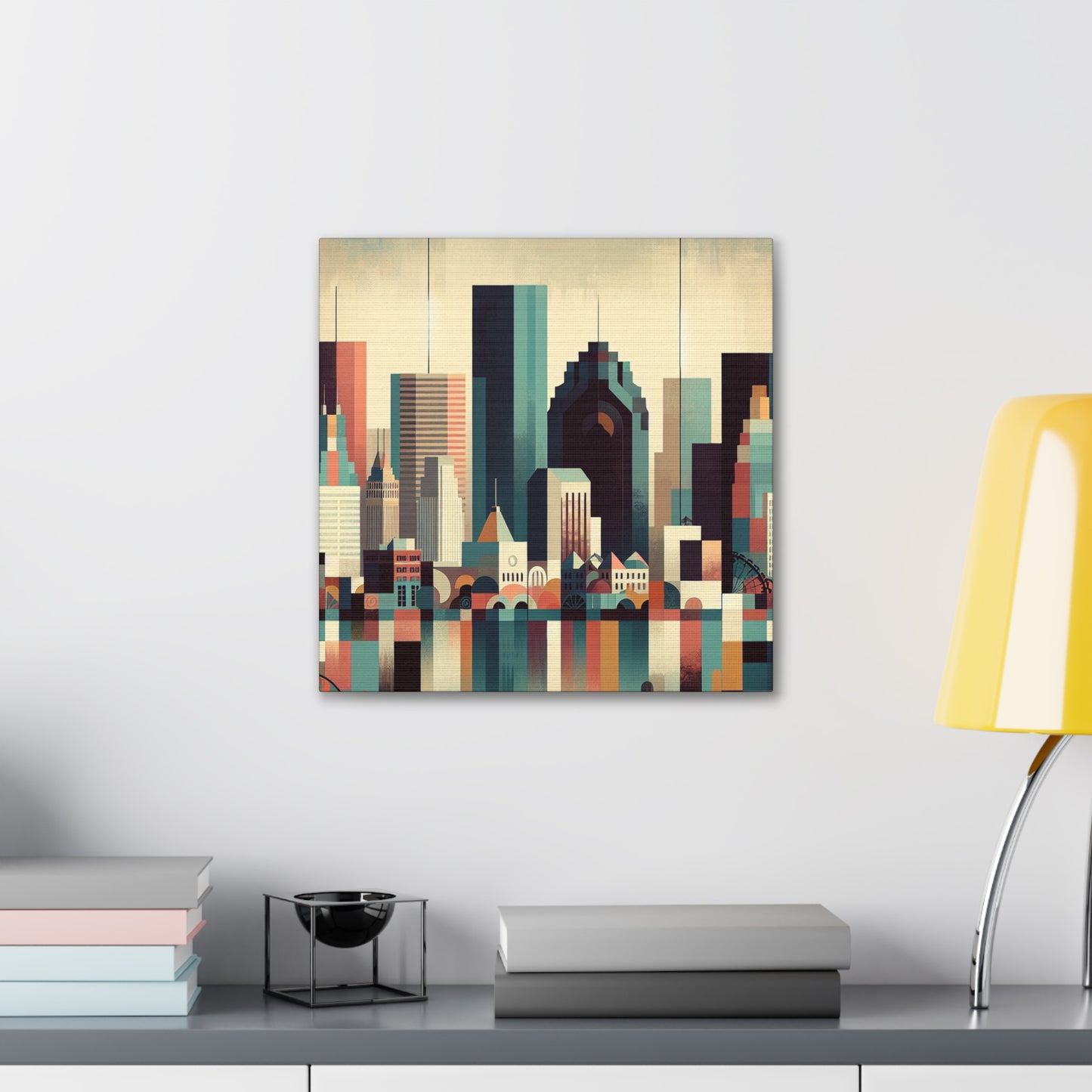 Urban Reflections Unveiled - Canvas