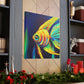 "Angelfish Dreaming Blue" - Canvas