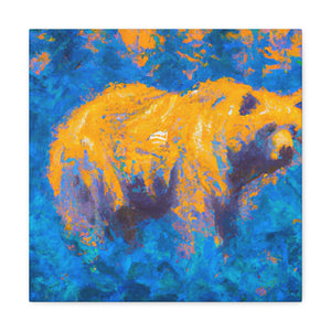 Grizzly Bearing Impressionism - Canvas