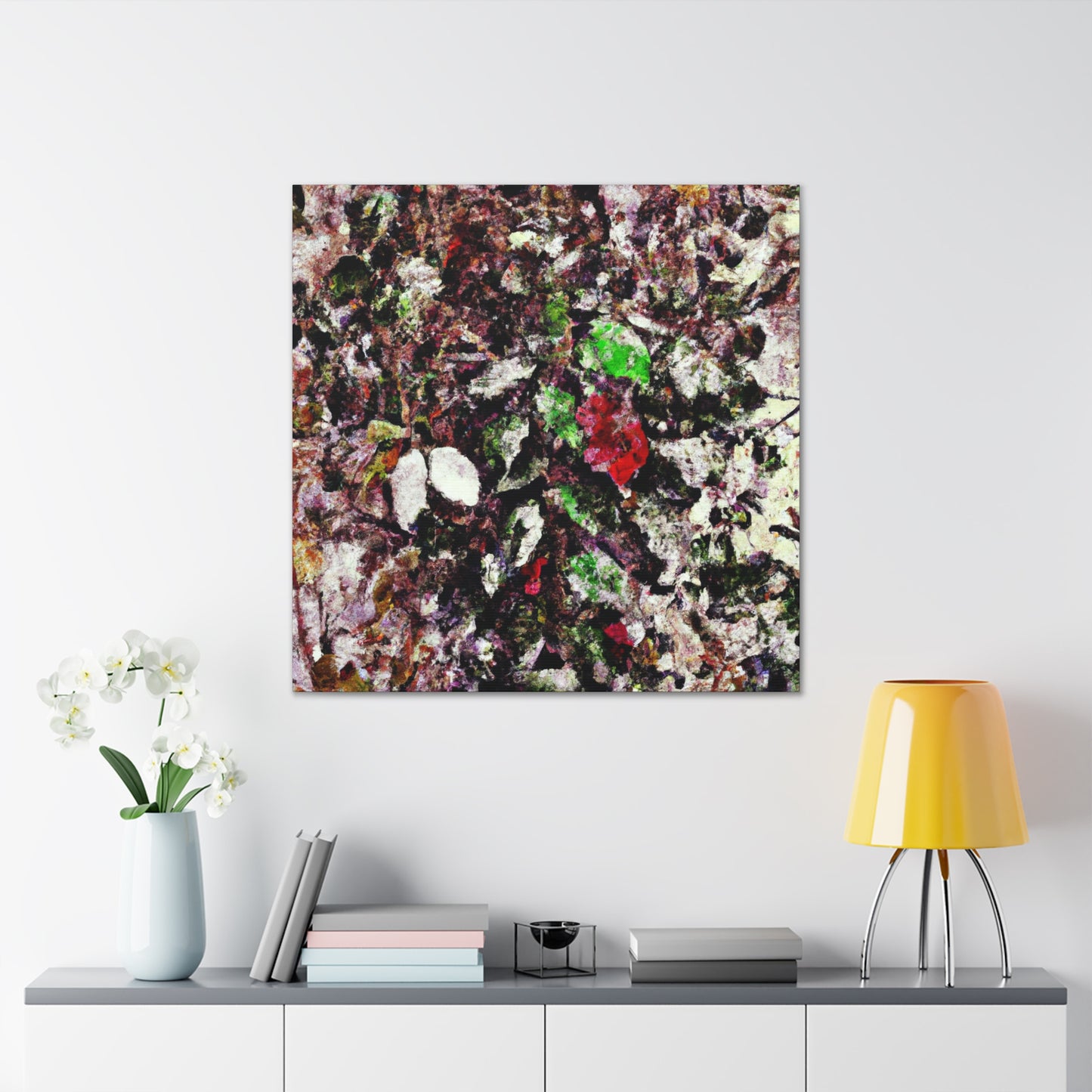 Rose in Abstraction - Canvas