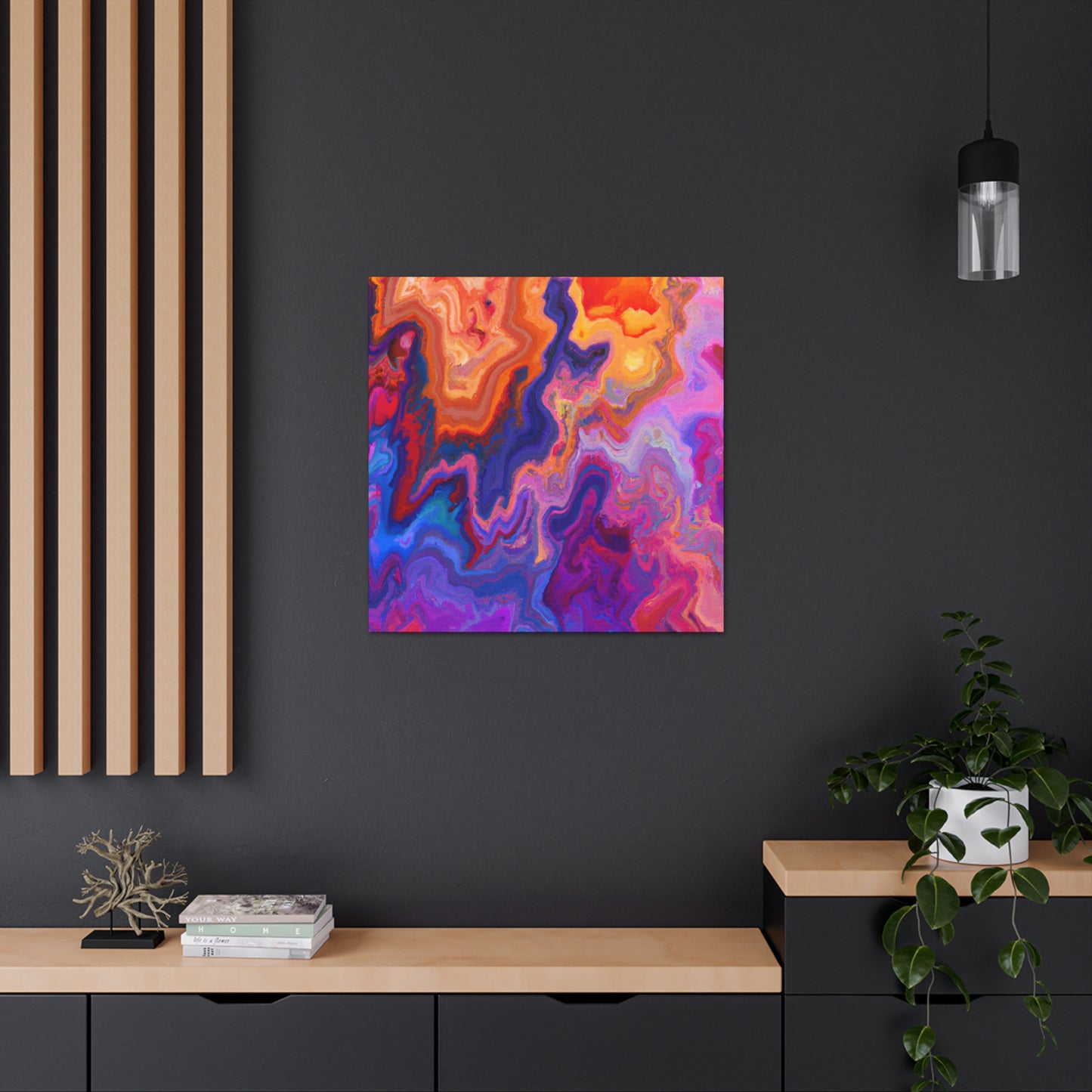 "Chromatic Celestial Moment" - Canvas