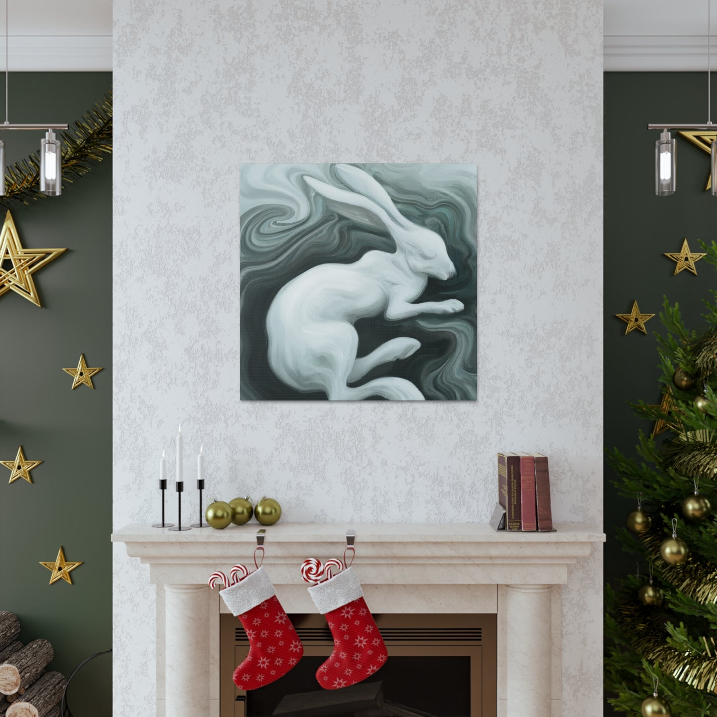 Frosty Arctic Hare Dream - Canvas