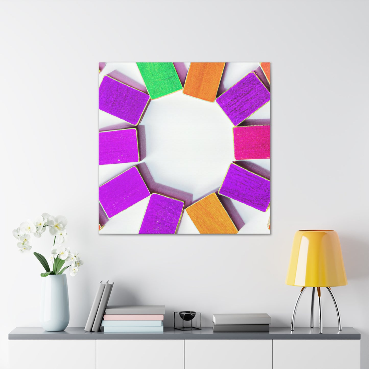 Luminous Abstract Odyssey - Canvas