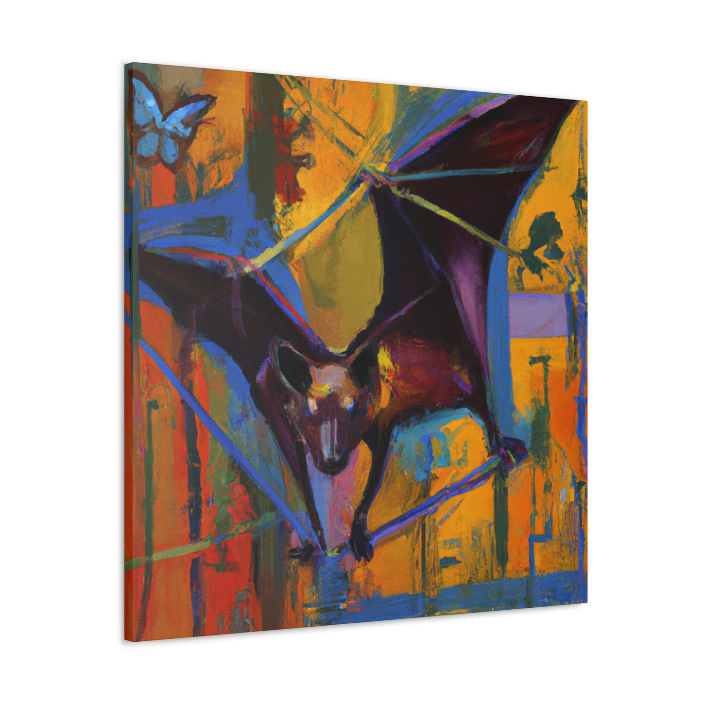 "Indian Flying Fox Flight" - Canvas