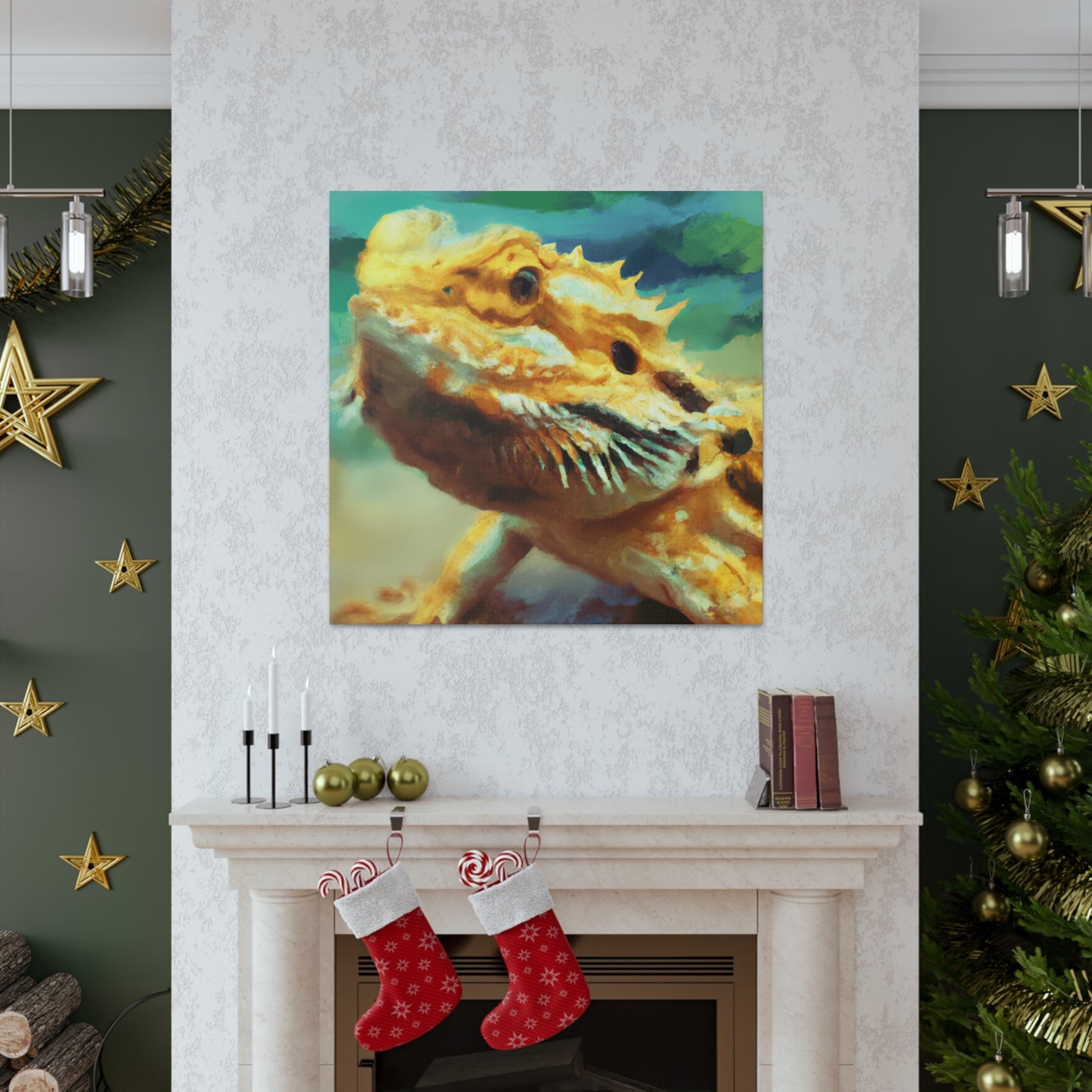 Bearded Dragon Majesty - Canvas