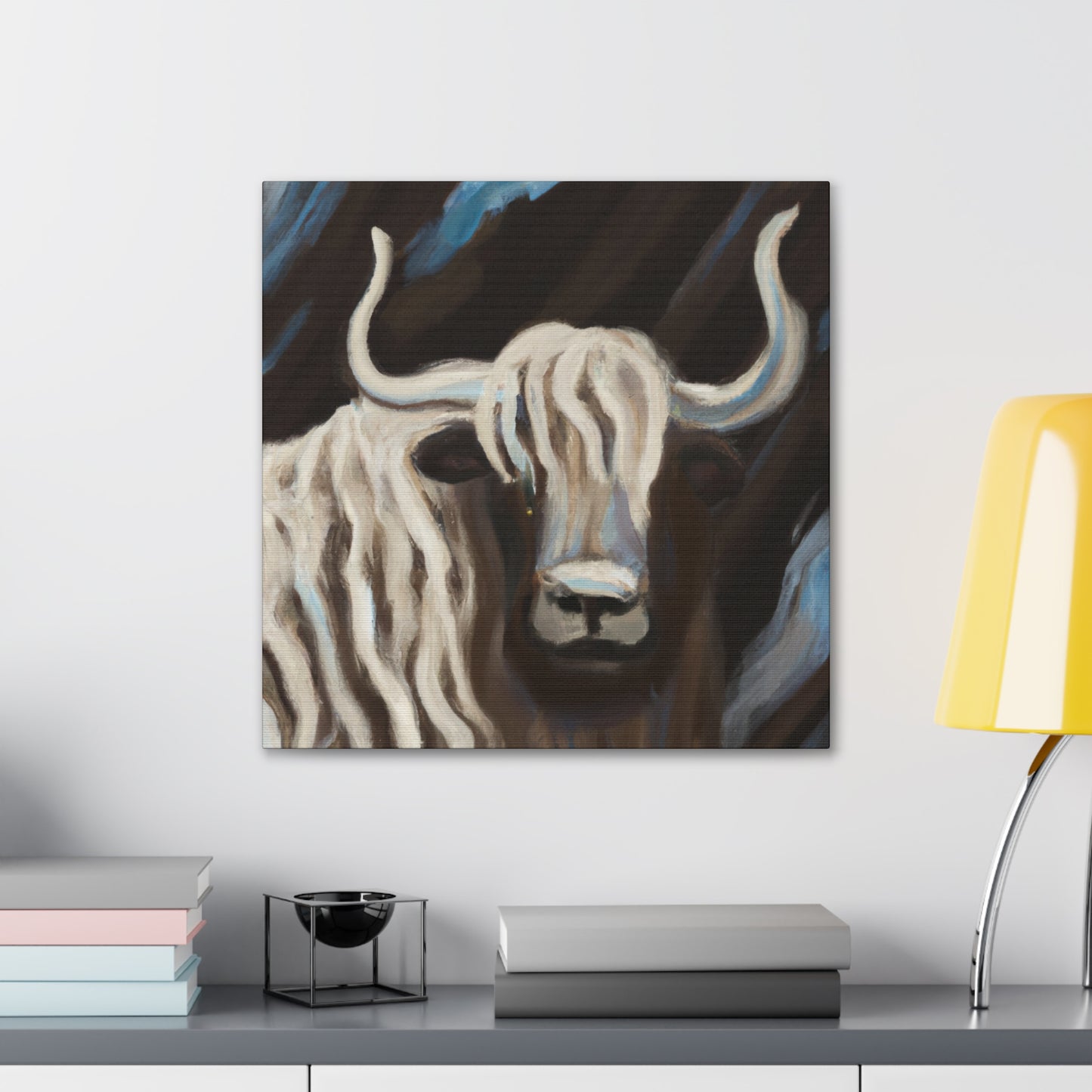 Yaks in Abstract Chaos - Canvas