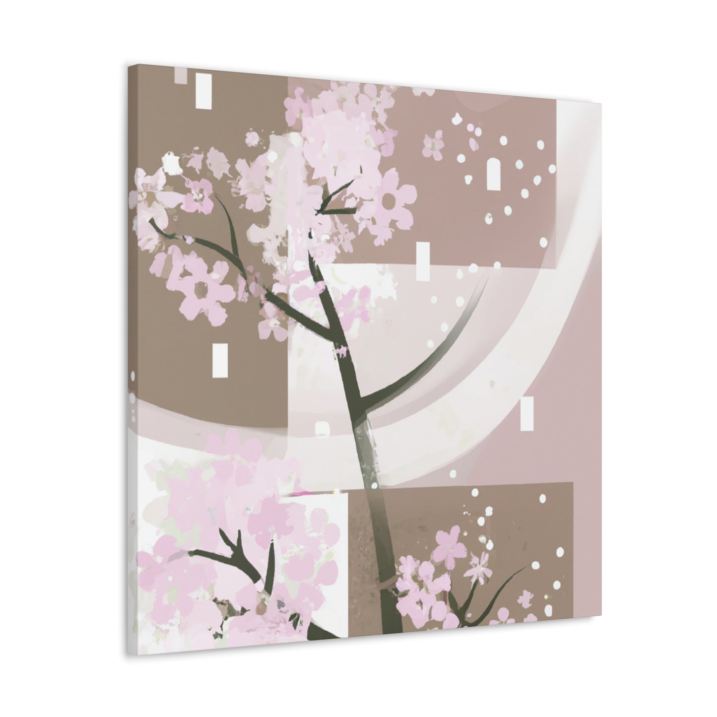 "Cherry Blossom Dreamscape" - Canvas