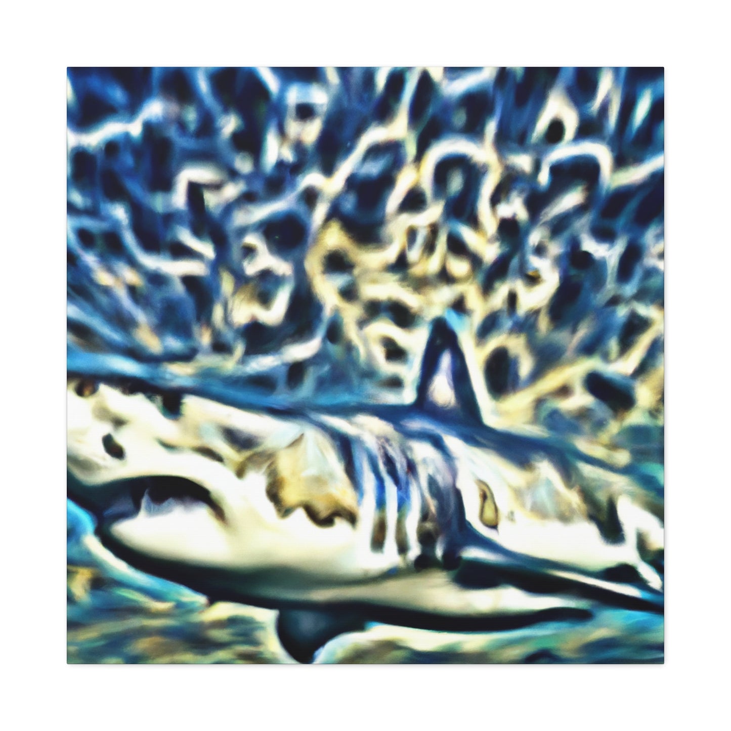 "Shark in Surrealism". - Canvas