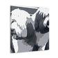 Old English Sheepdog portrait - Canvas