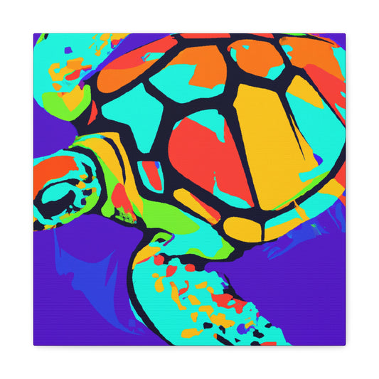 Sea Turtle Pop Brilliance - Canvas