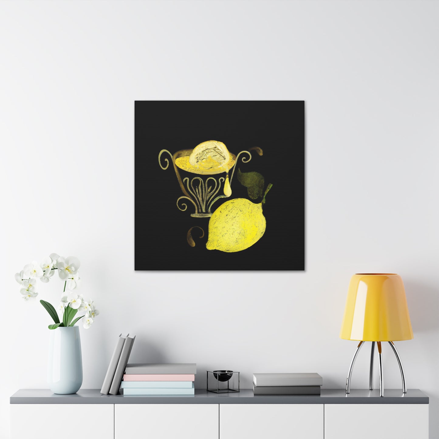 "A Lemon Baroque Delight" - Canvas