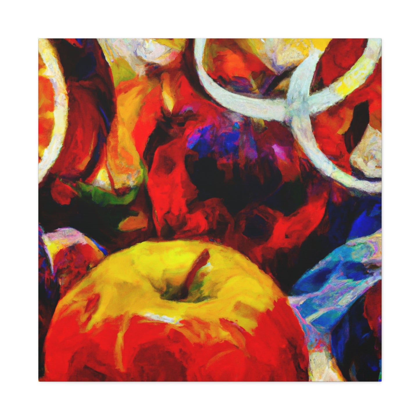 "Apples in Abstraction" - Canvas