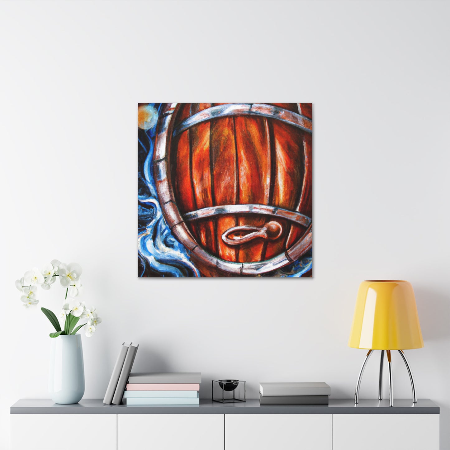 Whiskey Barrel Baroque - Canvas