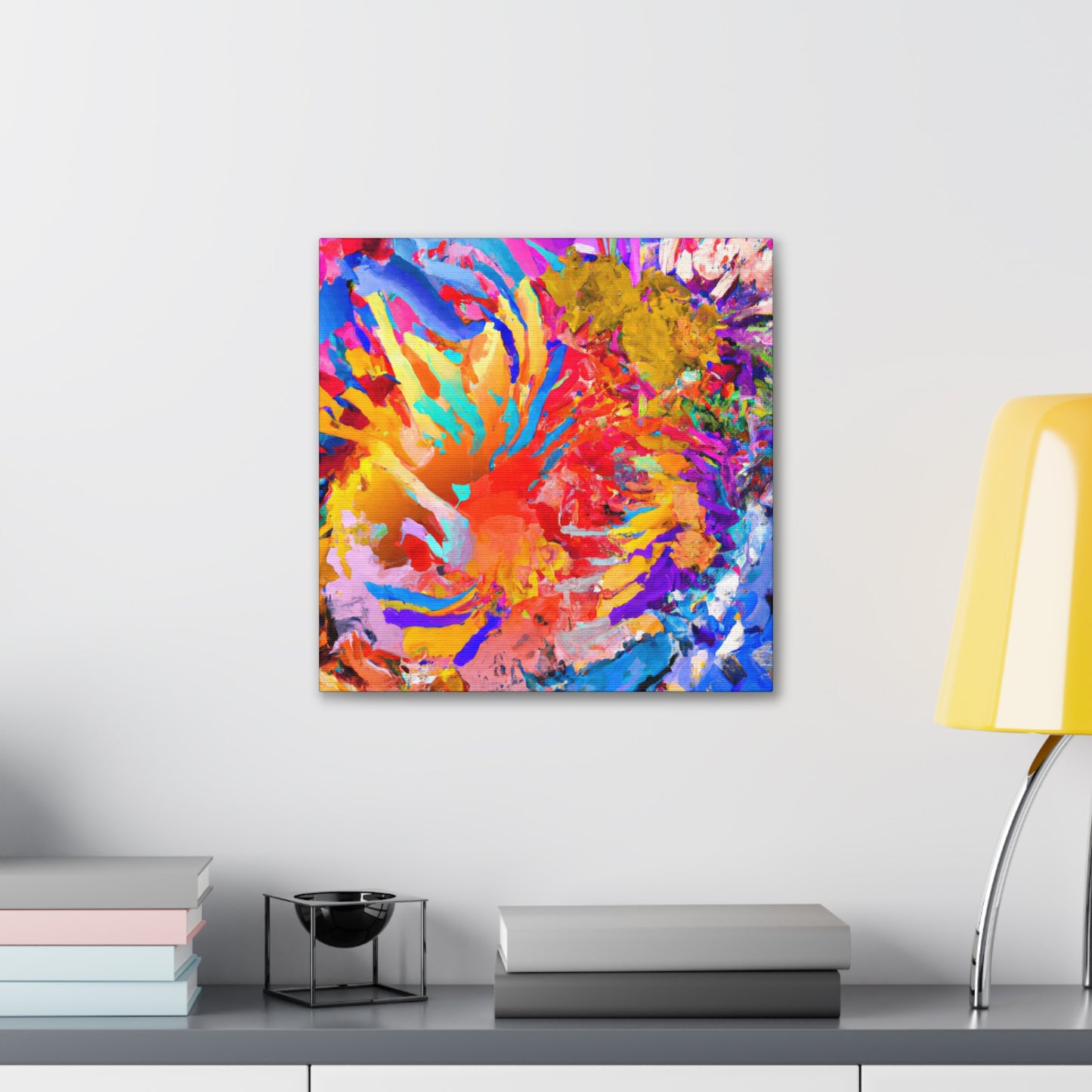 "Vibrant Brush Strokes" - Canvas