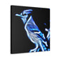 Blue Jay Expressionism - Canvas